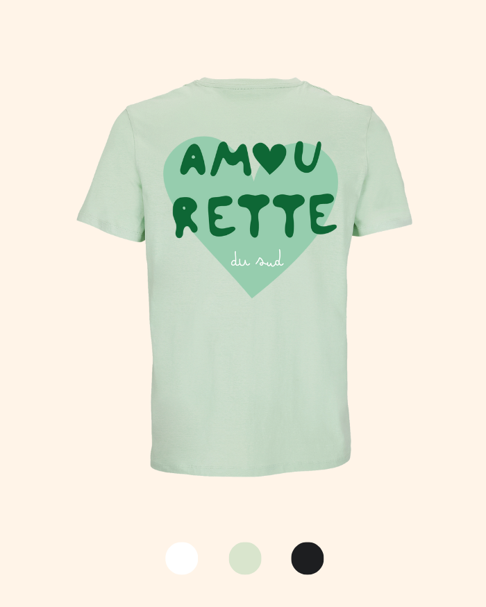 T-Shirt Unisexe Amourette Vert