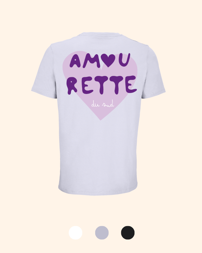 T-Shirt Unisexe Amourette Lilas