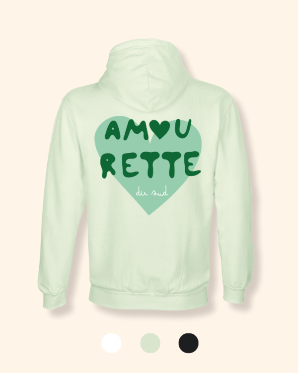 Sweat à capuche Amourette 💚