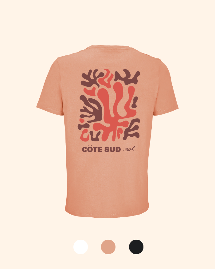 T-Shirt Unisexe Corail Rouge