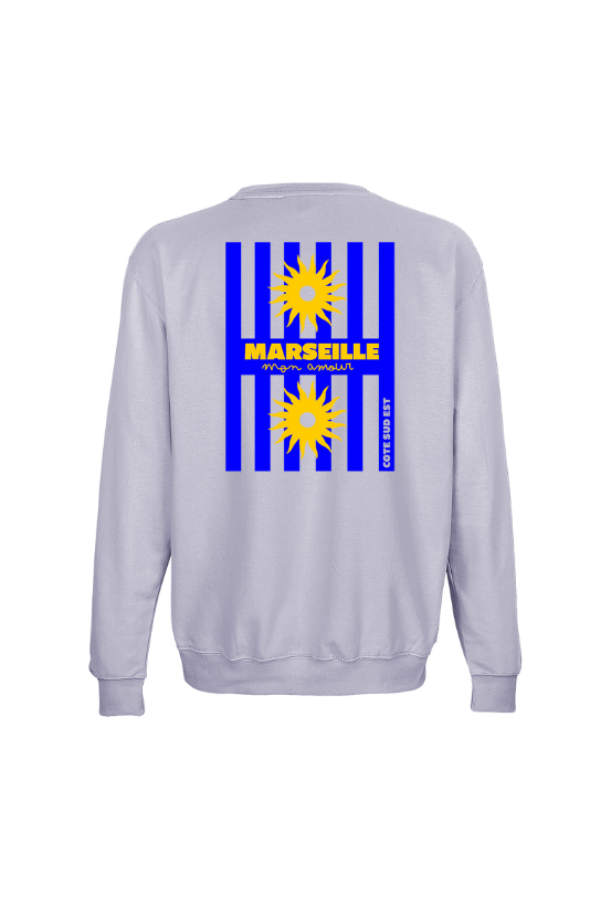 Sweat sans capuche Marseille Mon Amour – Image 4